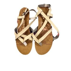 Blowfish Malibu Sandals Womens Size 7  Beige Slingback‎ Versatile Comfy